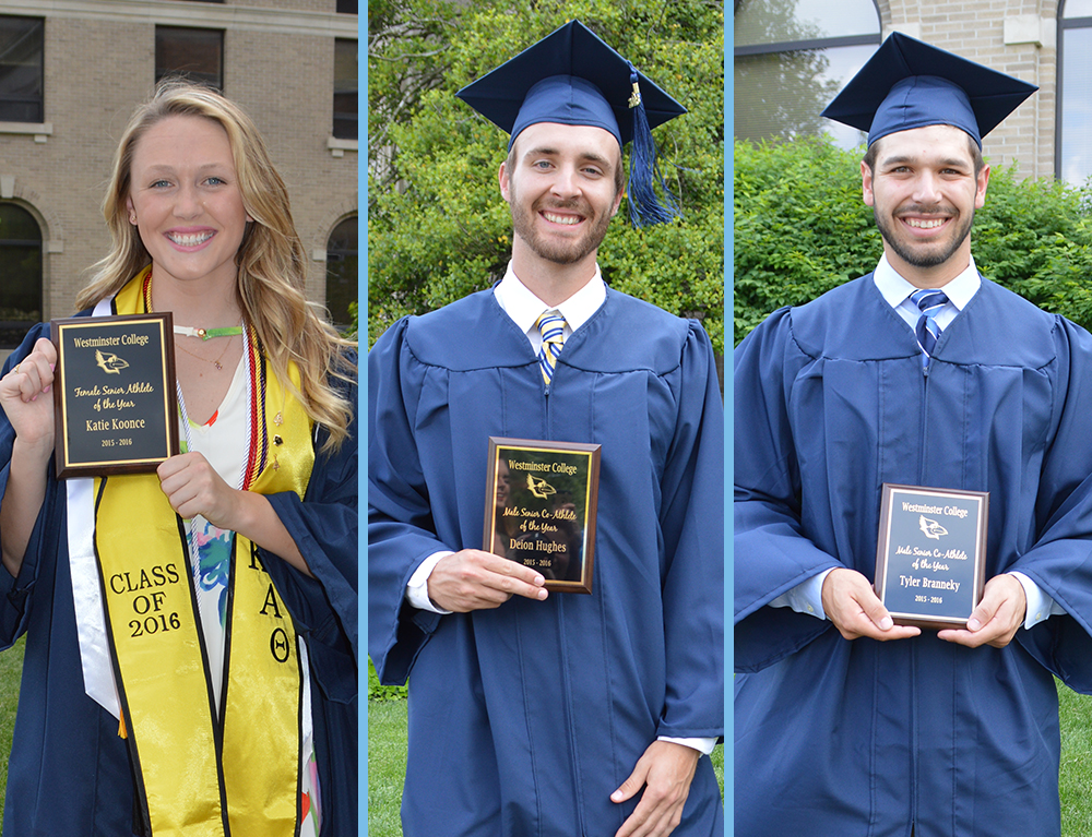 Koonce, Branneky and Hughes Named Westminster Senior Athletes of the Year