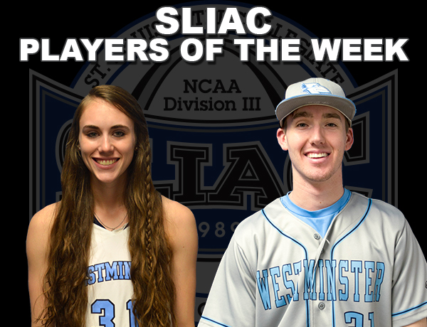 Westminster's Armontrout and Cessna Bring Home SLIAC Player of the Week Honors