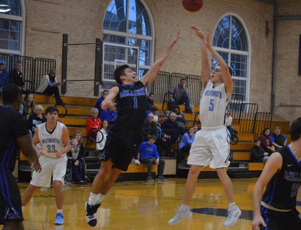 Four Hit Double Figures In Westminster Men's Basketball Win