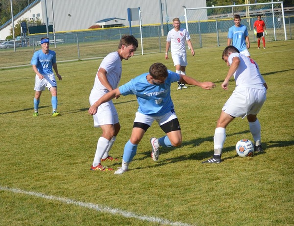 Westminster Men's Soccer Suffers First Conference Loss to Webster
