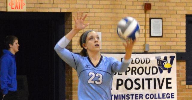 Westminster Volleyball Completes Day One of UNW Tourney