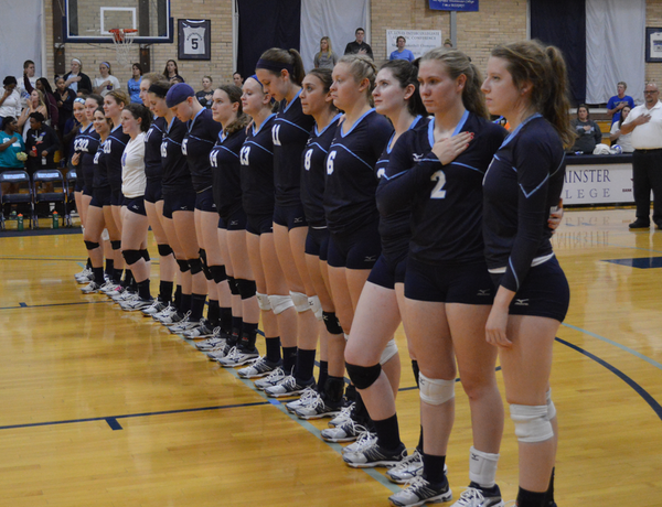 Westminster Volleyball Falls in SLIAC Championship
