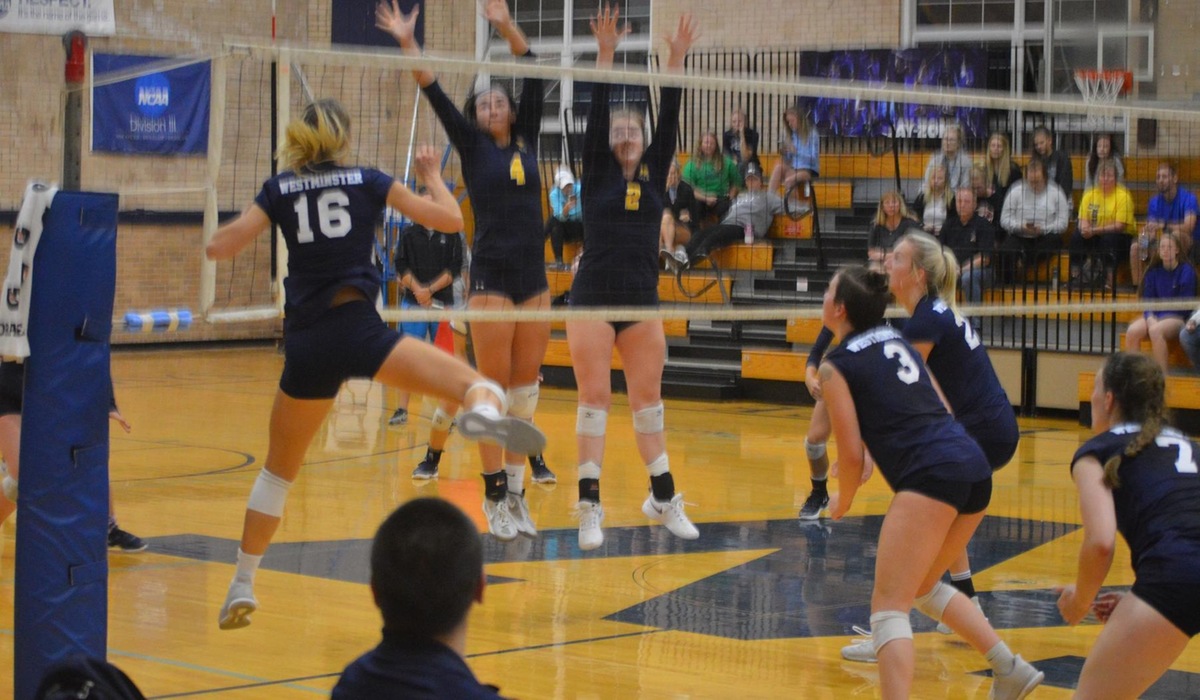 Westminster Volleyball Earns Conference Win at Spalding