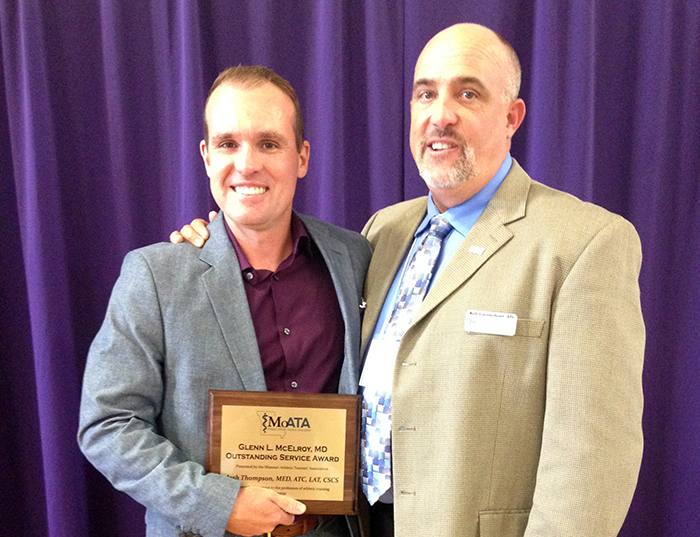 Westminster's Head of Athletic Training and Performance Josh Thompson Receives McElroy Award