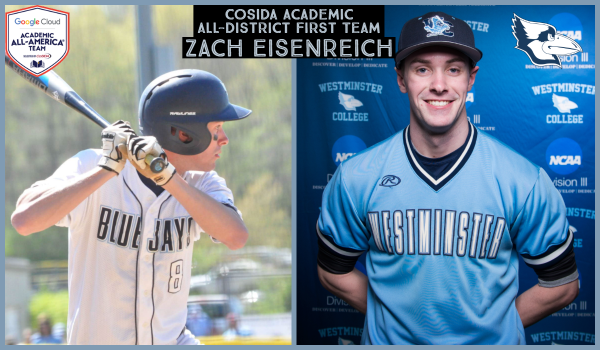 Eisenreich Selected CoSIDA Academic All-District First Team