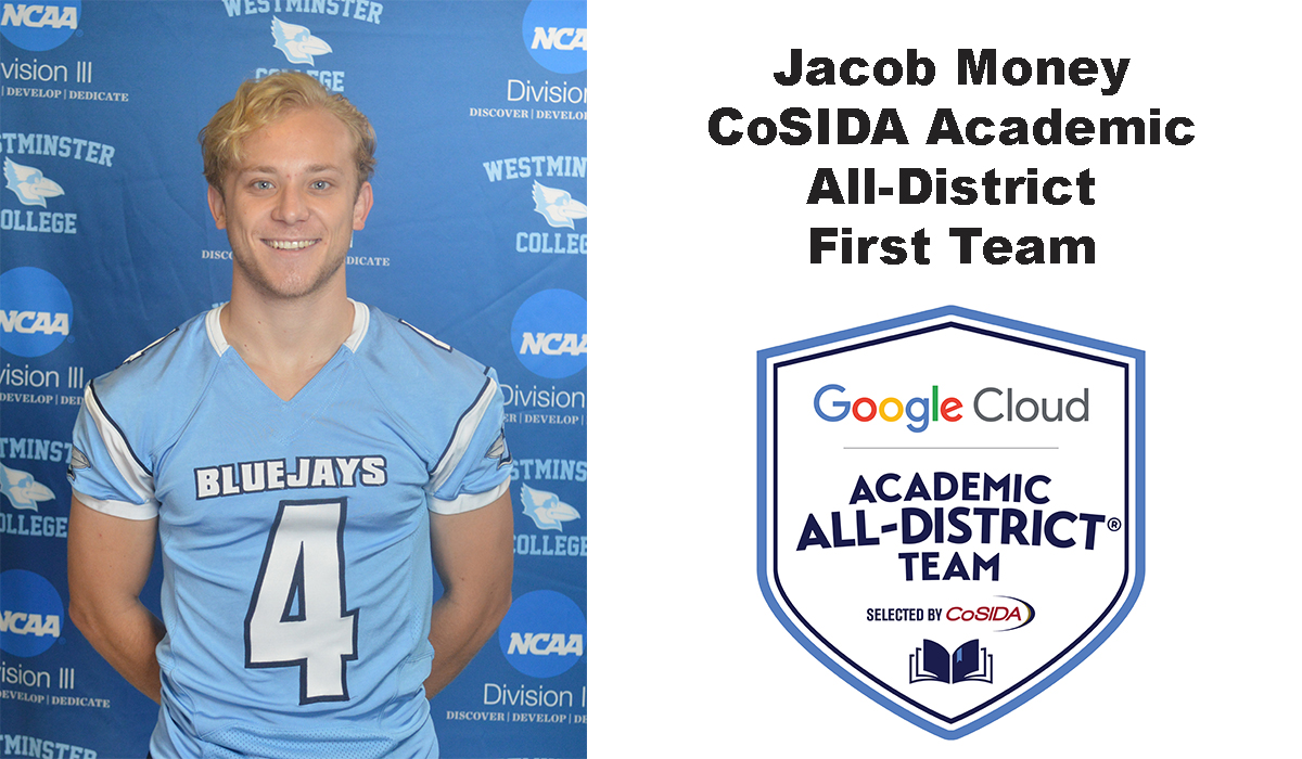 Money Selected to CoSIDA Academic All-District First Team