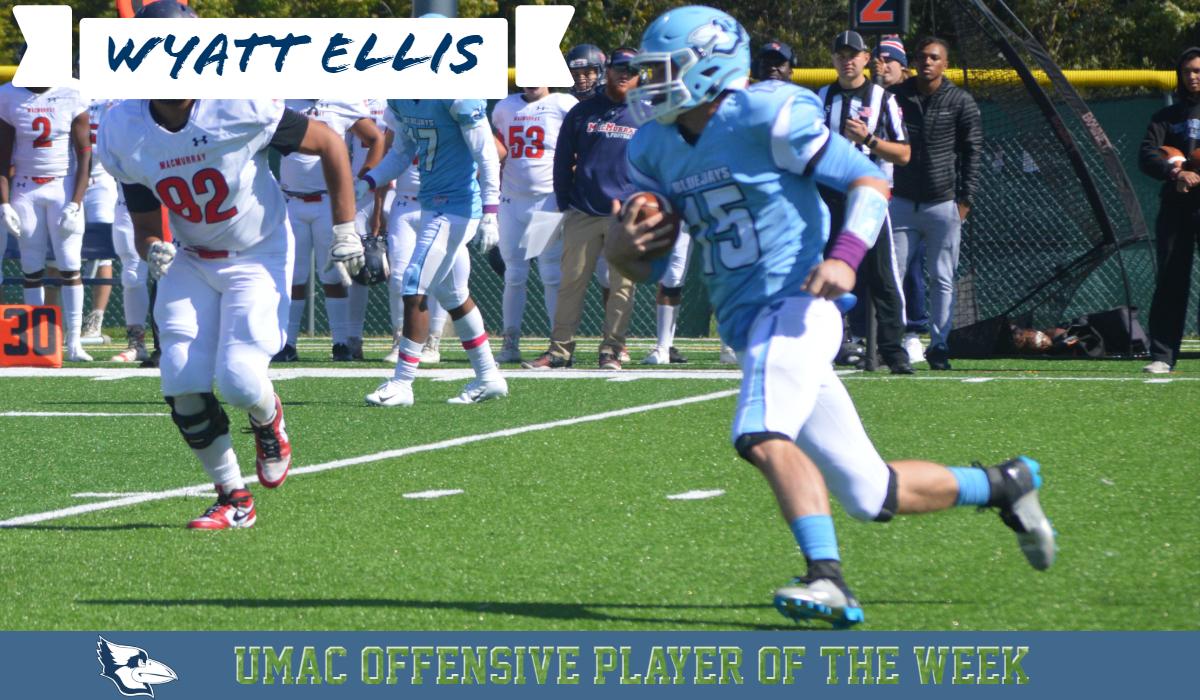 Four Touchdown Performance Earns Ellis UMAC Offensive Player of the Week