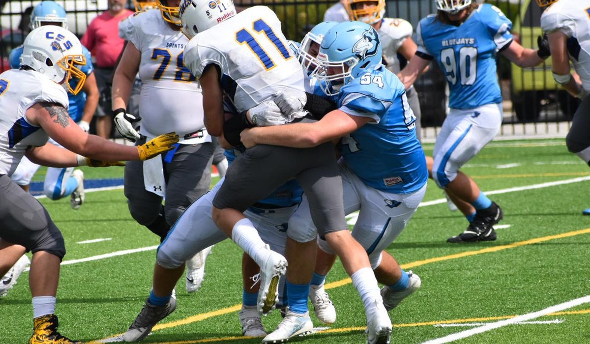 Westminster Football Falls to St. Scholastica in Final Seconds
