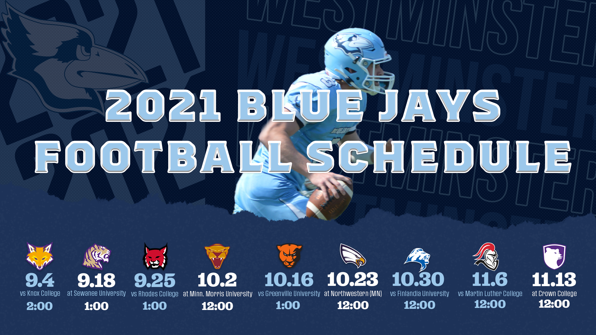 The Return:  Blue Jay Football Releases 2021 Schedule