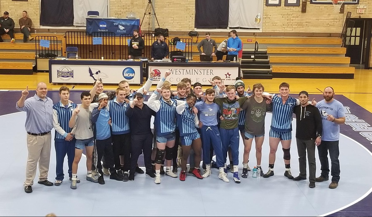 Westminster Wrestling Dominates in First Home Dual