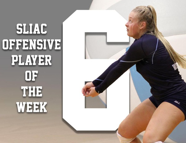Kistaitis Named SLIAC Volleyball Offensive Player of the Week
