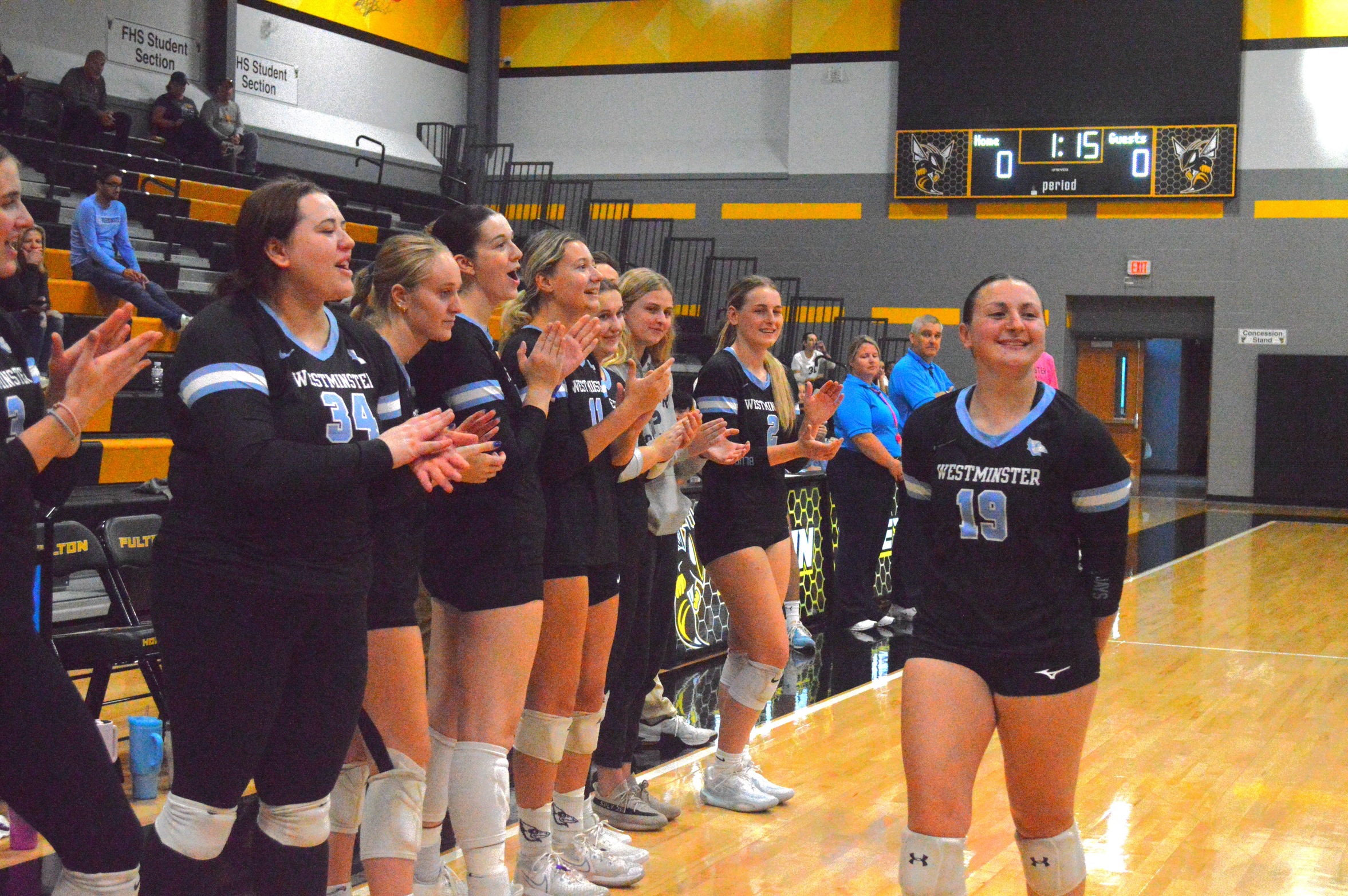 Westminster Volleyball Sweeps Tri-Match on Senior Day